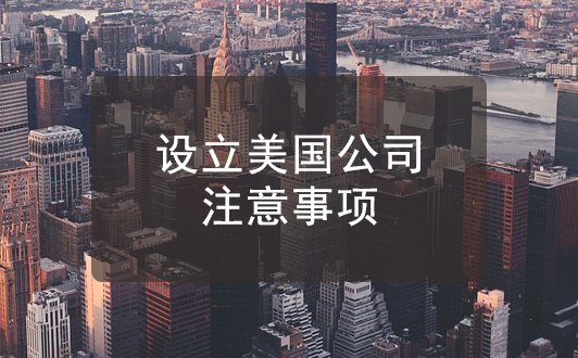 設(shè)立美國公司的基本注意事項，不容錯過