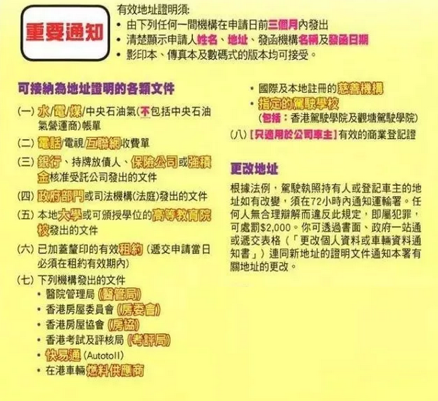 在香港辦業務,地址證明怎么提供2